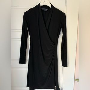 Norma Kamali faux wrap dress, size M